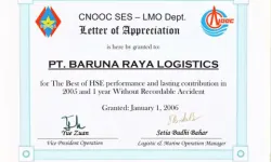 Awards CNOOC Award 2189 cnooc