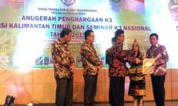 K3 Award Tahun 2019 PT BRL Balikpapan Raih Penghargaan Zero Accident  P2HIV AIDS