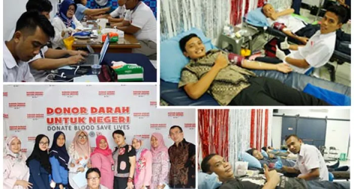 News Donor Darah 2018 : PT.BRL dan PT.SBH Grup kumpulkan 34 Kantong Darah brl dondar 2018  baruna raya logistics