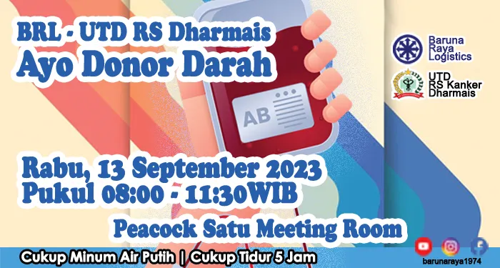 News Donor Darah - Ayo Donor brl dondar sept 2023 banner